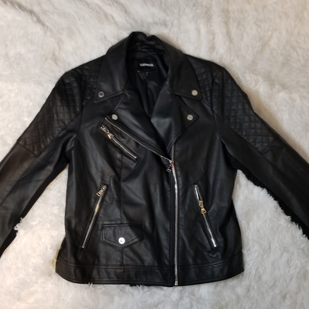 Express leather jacket